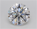 Lab Created Diamond 2.32 Carats, Round with Ideal Cut, F Color, VS1 Clarity and Certified by IGI