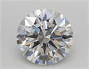 Lab Created Diamond 2.55 Carats, Round with Excellent Cut, H Color, VS1 Clarity and Certified by GIA