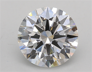Picture of Lab Created Diamond 2.73 Carats, Round with Excellent Cut, F Color, VS1 Clarity and Certified by GIA