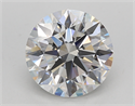 Lab Created Diamond 3.26 Carats, Round with Ideal Cut, F Color, VVS1 Clarity and Certified by IGI