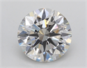 Lab Created Diamond 2.68 Carats, Round with Ideal Cut, H Color, VS1 Clarity and Certified by IGI
