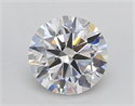 Lab Created Diamond 2.22 Carats, Round with Excellent Cut, G Color, VS1 Clarity and Certified by GIA