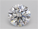 Lab Created Diamond 1.64 Carats, Round with Ideal Cut, D Color, VVS1 Clarity and Certified by IGI