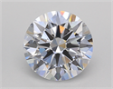 Lab Created Diamond 2.23 Carats, Round with Ideal Cut, E Color, VVS2 Clarity and Certified by IGI