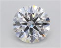 Lab Created Diamond 2.22 Carats, Round with Ideal Cut, D Color, VVS2 Clarity and Certified by IGI