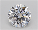 Lab Created Diamond 2.30 Carats, Round with Ideal Cut, D Color, VVS1 Clarity and Certified by IGI