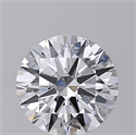 Lab Created Diamond 1.68 Carats, Round with Ideal Cut, D Color, VVS1 Clarity and Certified by IGI