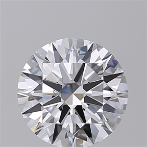 Picture of Lab Created Diamond 1.68 Carats, Round with Ideal Cut, D Color, VVS1 Clarity and Certified by IGI