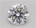 Lab Created Diamond 1.10 Carats, Round with Ideal Cut, E Color, VVS1 Clarity and Certified by IGI