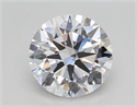 Del inventario de diamantes de laboratorio, 2.09 quilates, Redondo , Color D, claridad VVS1 y certificado GIA