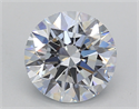 Lab Created Diamond 2.36 Carats, Round with Ideal Cut, H Color, VVS2 Clarity and Certified by IGI