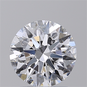 Picture of Lab Created Diamond 1.84 Carats, Round with Ideal Cut, D Color, VVS1 Clarity and Certified by IGI