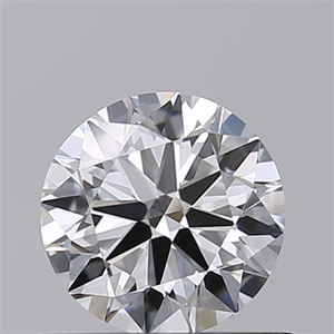 Picture of Lab Created Diamond 0.70 Carats, Round with Excellent Cut, E Color, VVS2 Clarity and Certified by IGI