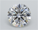 Lab Created Diamond 2.23 Carats, Round with Ideal Cut, D Color, VVS1 Clarity and Certified by IGI