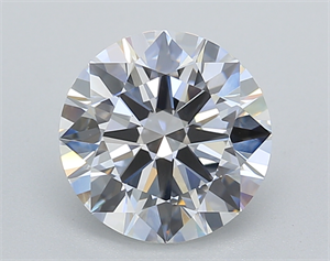 Foto Del inventario de diamantes de laboratorio, 2.21 quilates, Redondo , Color D, claridad VVS2 y certificado IGI de