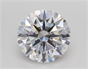 Lab Created Diamond 2.21 Carats, Round with Ideal Cut, E Color, VVS1 Clarity and Certified by IGI