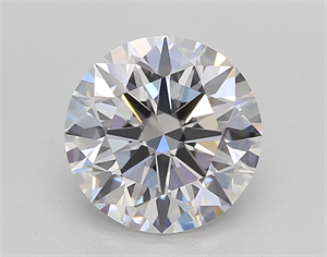 Picture of Lab Created Diamond 2.21 Carats, Round with Ideal Cut, E Color, VVS1 Clarity and Certified by IGI