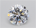 Lab Created Diamond 1.02 Carats, Round with Ideal Cut, D Color, VVS1 Clarity and Certified by IGI