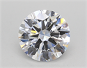 Del inventario de diamantes de laboratorio, 2.01 quilates, Redondo , Color D, claridad VVS1 y certificado GIA