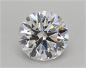 Lab Created Diamond 1.09 Carats, Round with Ideal Cut, D Color, VVS2 Clarity and Certified by IGI