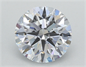 Lab Created Diamond 1.25 Carats, Round with Ideal Cut, E Color, VVS1 Clarity and Certified by IGI