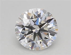 Picture of Lab Created Diamond 1.09 Carats, Round with Ideal Cut, D Color, VVS2 Clarity and Certified by IGI
