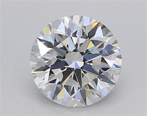 Picture of Lab Created Diamond 1.38 Carats, Round with Excellent Cut, D Color, VVS2 Clarity and Certified by GIA