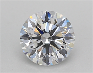Picture of Lab Created Diamond 1.09 Carats, Round with Ideal Cut, D Color, VVS1 Clarity and Certified by IGI