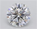 Lab Created Diamond 1.04 Carats, Round with Excellent Cut, D Color, VS1 Clarity and Certified by IGI