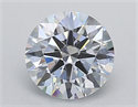 Lab Created Diamond 1.10 Carats, Round with Ideal Cut, F Color, VVS1 Clarity and Certified by IGI