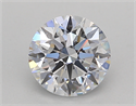 Lab Created Diamond 1.20 Carats, Round with Ideal Cut, D Color, VVS1 Clarity and Certified by IGI