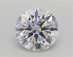 Picture of Lab Created Diamond 1.08 Carats, Round with Excellent Cut, D Color, SI1 Clarity and Certified by GIA