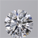 Lab Created Diamond 1.55 Carats, Round with Excellent Cut, E Color, VS1 Clarity and Certified by GIA
