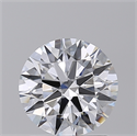 Lab Created Diamond 1.52 Carats, Round with Excellent Cut, D Color, VS1 Clarity and Certified by GIA