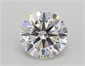 Lab Created Diamond 0.78 Carats, Round with Excellent Cut, D Color, VS2 Clarity and Certified by GIA