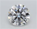 Lab Created Diamond 2.03 Carats, Round with Ideal Cut, E Color, VS2 Clarity and Certified by IGI