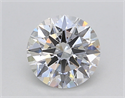 Lab Grown Diamond 1.08 Carats, Round with Excellent Cut, E Color, VS1 Clarity and Certified by GIA