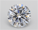 Lab Created Diamond 2.31 Carats, Round with Ideal Cut, G Color, VS2 Clarity and Certified by IGI