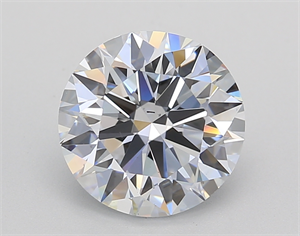 Picture of Lab Created Diamond 2.31 Carats, Round with Ideal Cut, G Color, VS2 Clarity and Certified by IGI