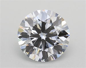 Picture of Lab Created Diamond 2.03 Carats, Round with Excellent Cut, E Color, VS2 Clarity and Certified by IGI