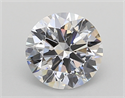 Lab Created Diamond 1.23 Carats, Round with Ideal Cut, D Color, VS1 Clarity and Certified by IGI