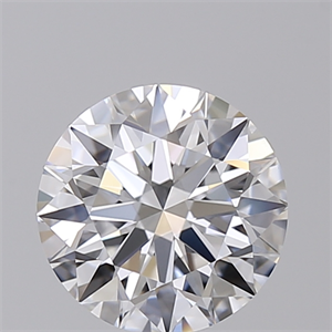Picture of Lab Created Diamond 1.58 Carats, Round with Excellent Cut, D Color, VS1 Clarity and Certified by GIA