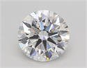 Lab Created Diamond 1.21 Carats, Round with Ideal Cut, D Color, VS2 Clarity and Certified by IGI