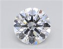 Lab Created Diamond 1.06 Carats, Round with Ideal Cut, D Color, VS1 Clarity and Certified by IGI