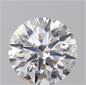 Lab Created Diamond 2.10 Carats, Round with Ideal Cut, D Color, VVS2 Clarity and Certified by IGI