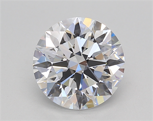 Picture of Lab Created Diamond 2.10 Carats, Round with Excellent Cut, D Color, VS2 Clarity and Certified by GIA