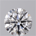 Lab Created Diamond 1.72 Carats, Round with Ideal Cut, D Color, VVS2 Clarity and Certified by IGI