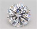 Lab Created Diamond 2.06 Carats, Round with Ideal Cut, E Color, VS2 Clarity and Certified by IGI