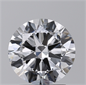 Lab Created Diamond 2.00 Carats, Round with Excellent Cut, F Color, VS1 Clarity and Certified by IGI
