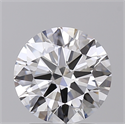 Lab Created Diamond 2.05 Carats, Round with Ideal Cut, D Color, VVS2 Clarity and Certified by IGI